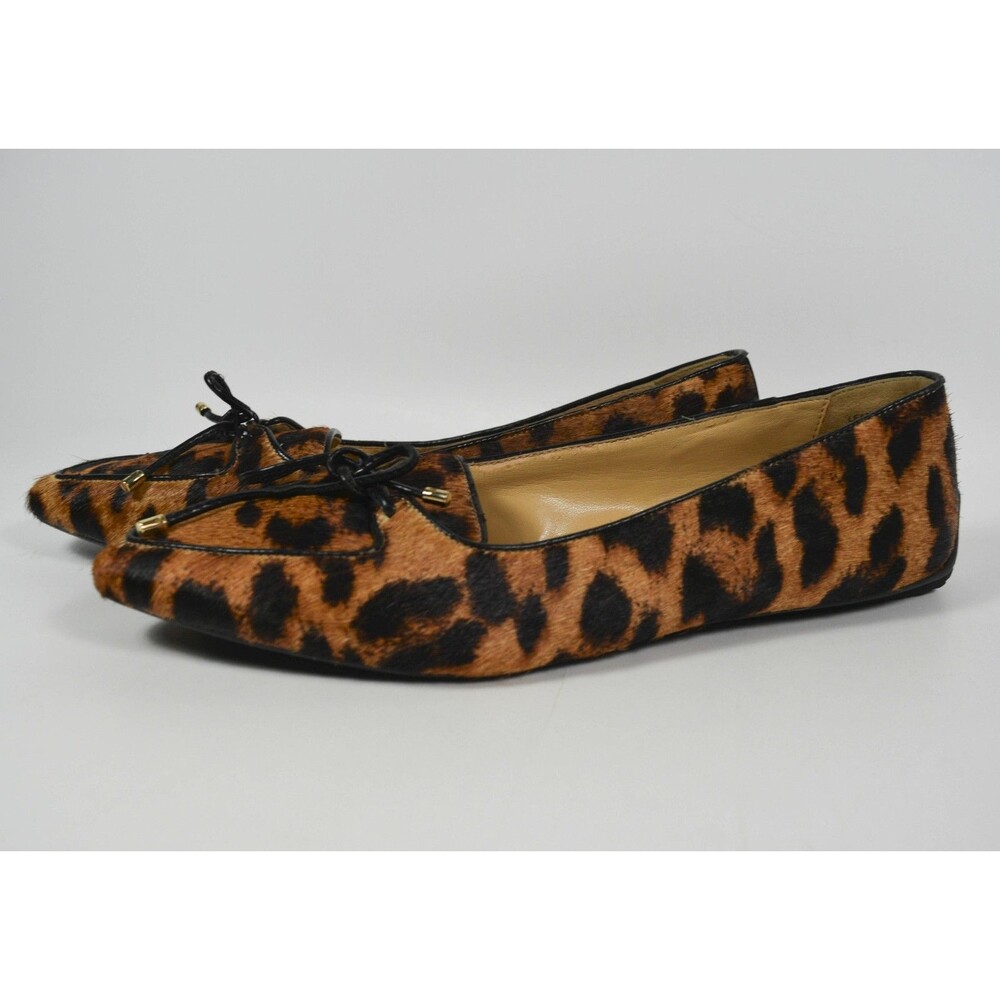 Talbots Francesca Loafers Haircalf Animal Print Loafers Flats Size 7.5 M - Picture 4 of 8